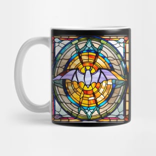 Purple Bat Stained Glass Mug